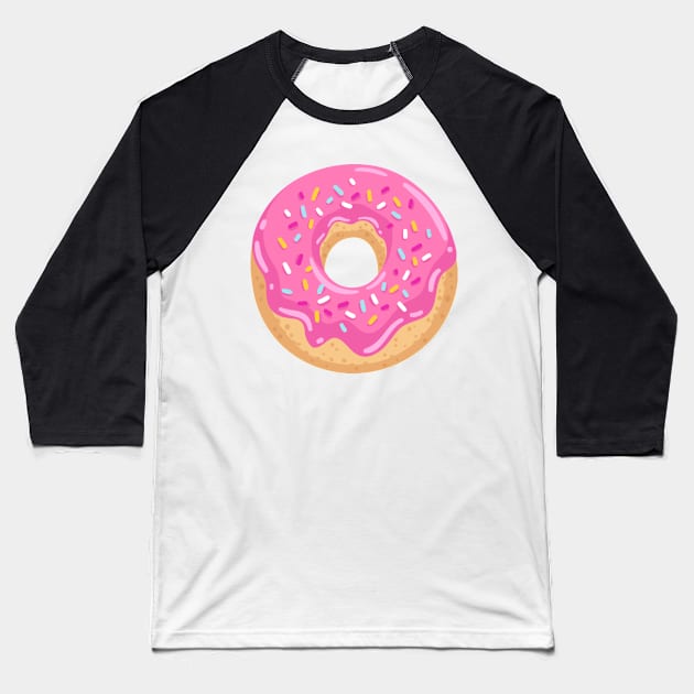 Donut Baseball T-Shirt by SouthPrints